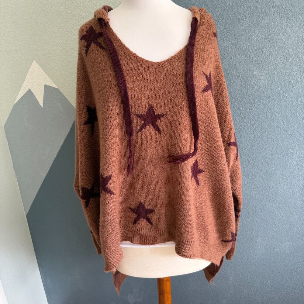 POL Star Hooded Star Sweater Size Small - Picture 2 of 9